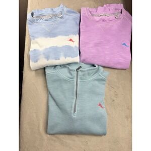 Tommy Bahama Men's 3 Pack Bundle Tobago Bay Marlin Pullover Sweatshirt‎ XXL Pima